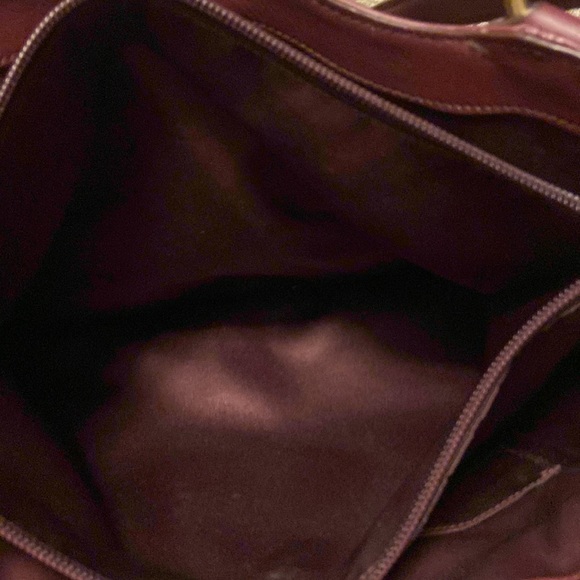 Coach Burgundy Leather Satchel - Picture 8 of 10